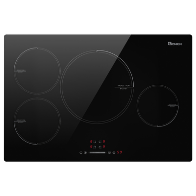 30インチ4バーナー 電気インダクション炊飯台 220-240V 7200W 精密な電源時間制御